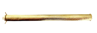 Omega Armreif 585/- Gelbgold 19 cm 14 mm massiv