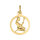 Sternzeichen Jungfrau 333/- Gelbgold 10 mm