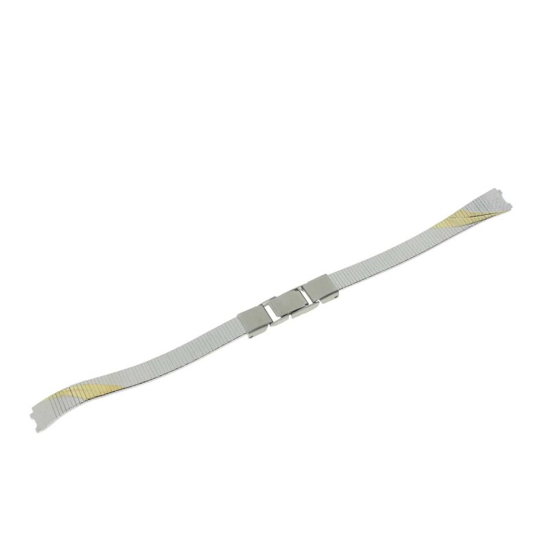 Uhren Ersatzband Edelstahl bicolor 8 mm