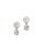 Titan Ohrstecker mit Swarovski Kristallen 12 x 6 mm