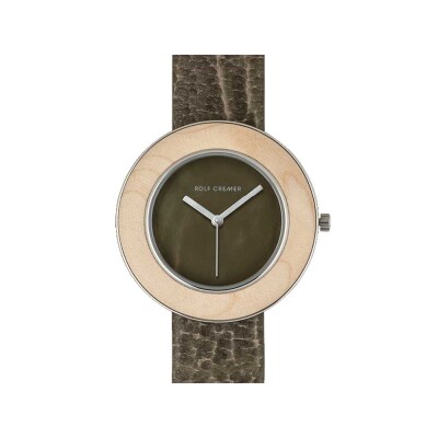 Rolf Cremer Armbanduhr 507106 Wood olive