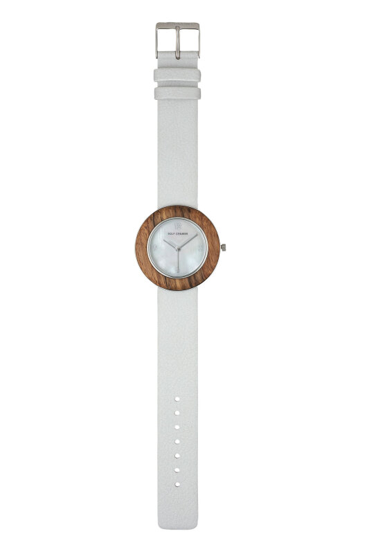 Rolf Cremer Armbanduhr 507110 Wood weiß
