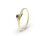 Damenring mit Saphir 333/- Gelbgold Gr. 56