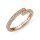 PANDORA ROSE Ring 189491C01-56 Sparkling Overlapping