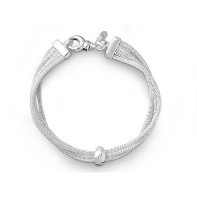 Quinn Silberarmband 925/- Sterlingsilber 5-reihig mit  19 cm