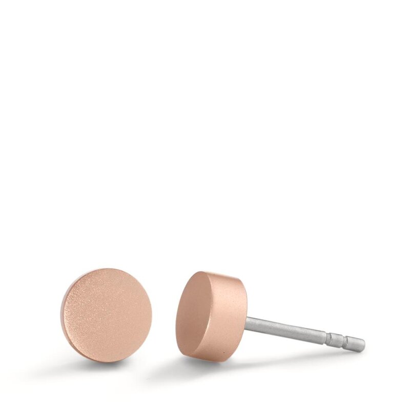 TeNo Ohrstecker Disc 592602 Light Rosé