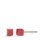TeNo Ohrstecker Cube 592570 Ruby Red