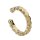 Ear Cuff Ohrklemme 925/-Sterlingsilber IP gelbgold S-00734O