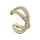 Ear Cuff Ohrklemme 925/-Sterlingsilber IP gelbgold S-00770O Infinity Zirkonia