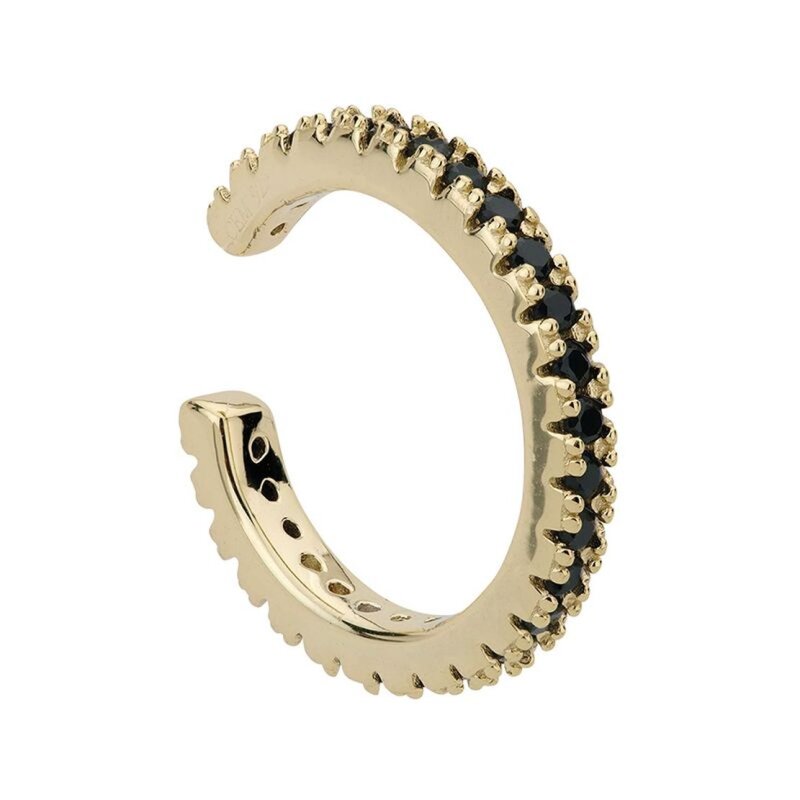 Ear Cuff Ohrklemme 925/-Sterlingsilber IP gelbgold S-00773O ZS