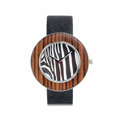 Rolf Cremer Wood 507101 Damen Armbanduhr Zebra