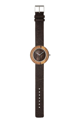 Rolf Cremer Armbanduhr 507102 Wood dunkelbraun