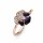 PANDORA ROSE Ring 180764C01 Deep Purple Pansy Flower