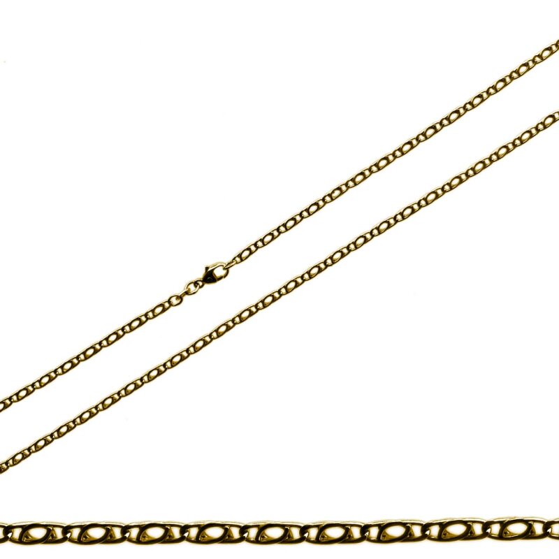 Goldkette 585/- Gelbgold Fantasie 42 cm 2,6 mm breit