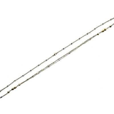 ausgefallene Fantasiekette 333/- Gelbgold 80 cm