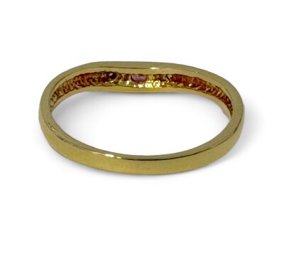 Rubinring mit Diamanten 585/-Gelbgold Gr. 56