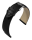 Uhrenlederband Taurus schwarz 18 mm