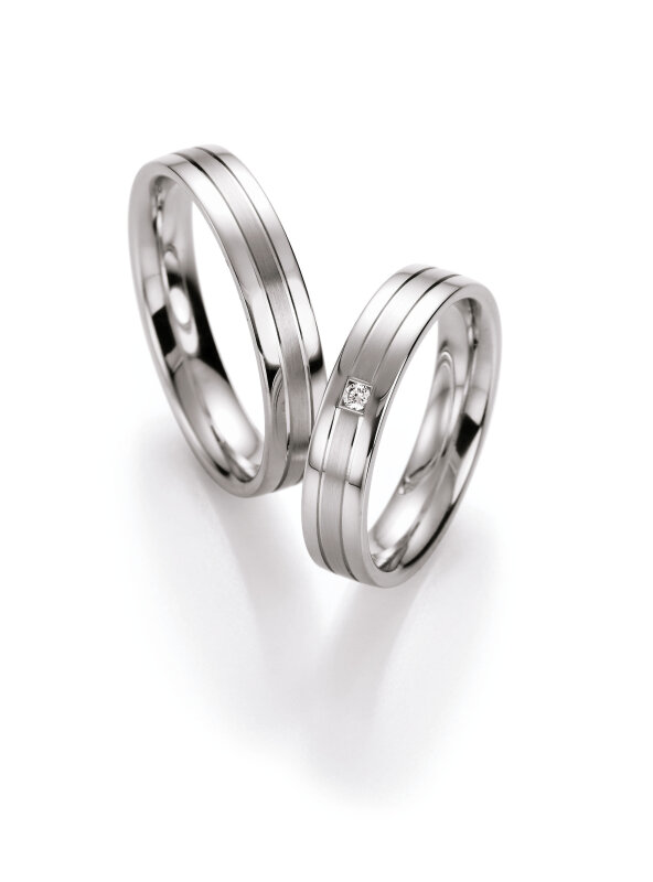 Collection Ruesch Partnerring Silver Inspiration Brilliant 55/10130 + 55/10140