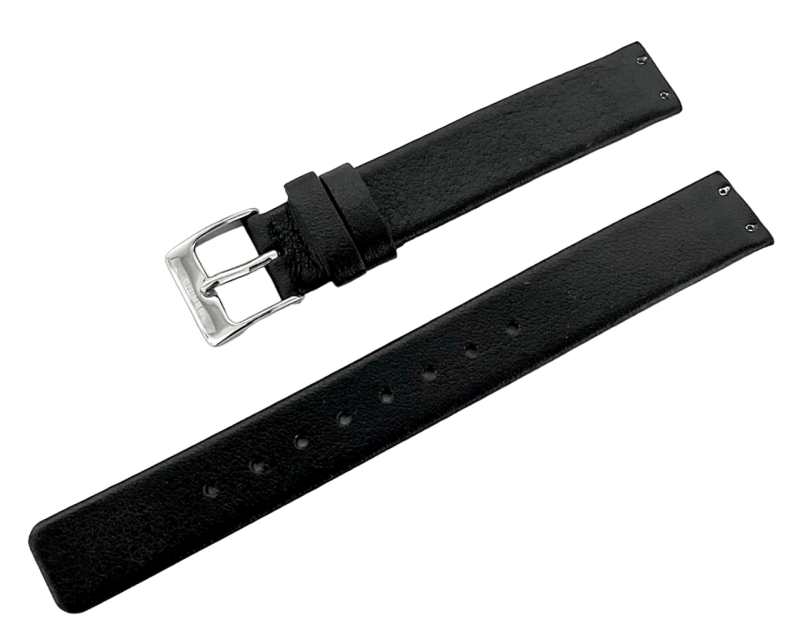 BERING Leder Ersatzband für Uhren 14 mm schwarz
