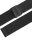 Uhrenmetallband Edelstahl schwarz poliert Milanaise 22 mm massive Ausführung