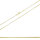 Halskette Venezia goldplattiert 42 cm 1,1 mm