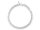 Quinn 925/- Silber Halskette oval 15,5 x 10 mm 45 cm