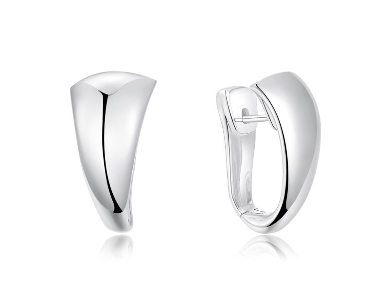 Quinn 925/- Silber Creolen Chilli Ness 20 x 10 mm