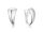 Quinn 925/- Silber Creolen Chilli Ness 20 x 10 mm
