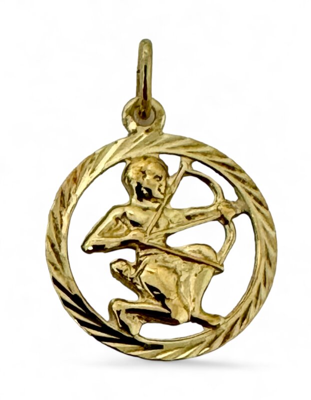 Sternzeichen Schütze 333/- Gelbgold 18 mm