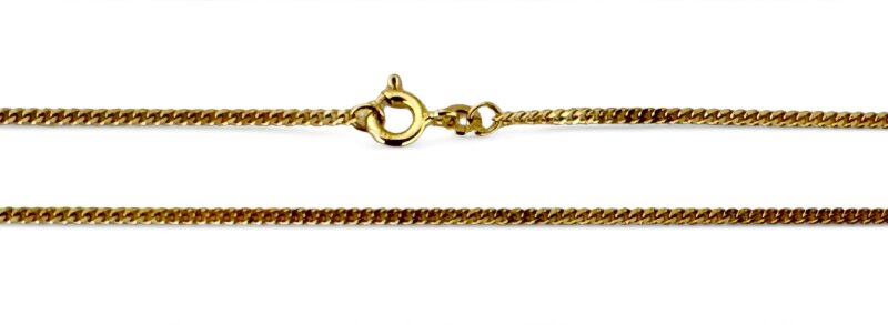Flachpanzerkette 333/-Gelbgold FP050 70 cm 1,7 mm