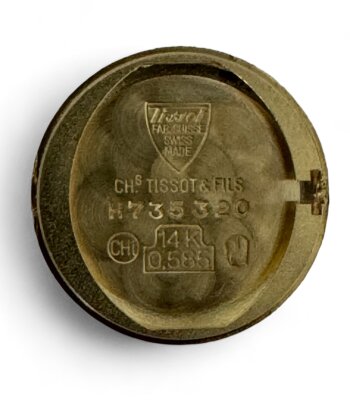 gebrauchte goldene Damenuhr Tissot 585/- Gelbgold