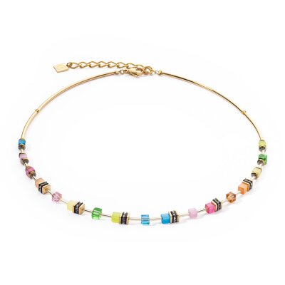 Coeur de Lion GeoCUBE® Lite Mini Halskette Rainbow