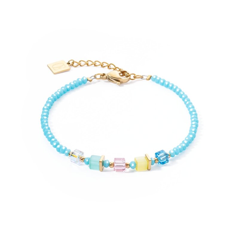 Coeur de Lion Joyful Colours Armband Türkis-Multicolor
