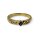 Saphirring mit Brillantbesatz 585/-Gelbgold Gr. 51