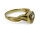 Ring 585/- Gelbgold mit Aquamarin 8,5 x 6,5 mm Gr. 59