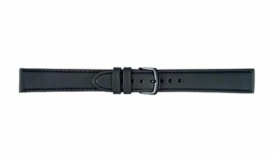 Uhrenlederband Soft Nappa schwarz 14 mm XL...