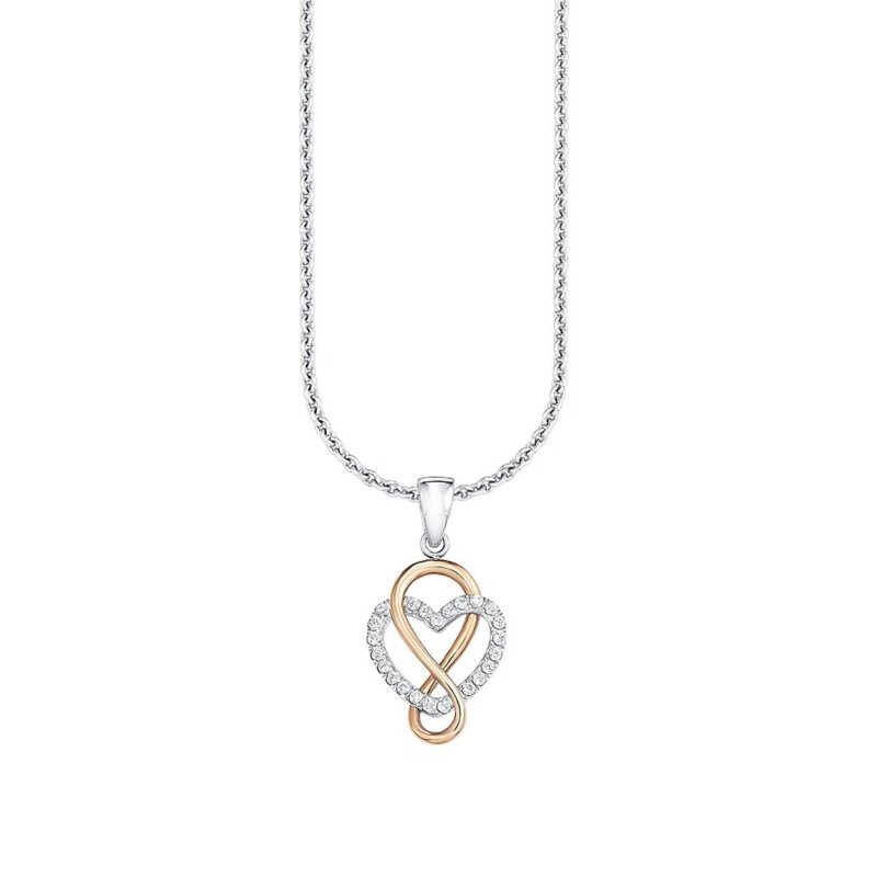 s.Oliver Halskette Infinity Herz 925/- Sterlingsilber 9081684