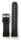 Uhrenersatzarmband Kautschuk schwarz 22 mm