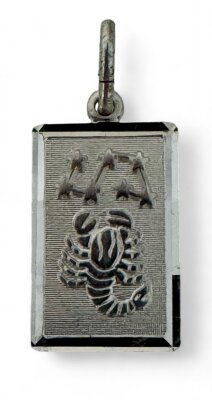 Sternzeichen Skorpion 925/- Silber rhodiniert 14 x 9 mm