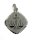 Sternzeichen Waage 925/- Silber 17 x 17 mm