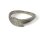 Damenring 925/- Sterlingsilber Gr. 59 mit eckigen Zirkoniastein