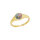 s.Oliver Damenring mit Zirkonia 925/-Silber IP gold Nordstern 2038964 Gr. 56