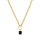 s.Oliver Halskette Edelstahl goldplattiert mit Achatstein 22038858