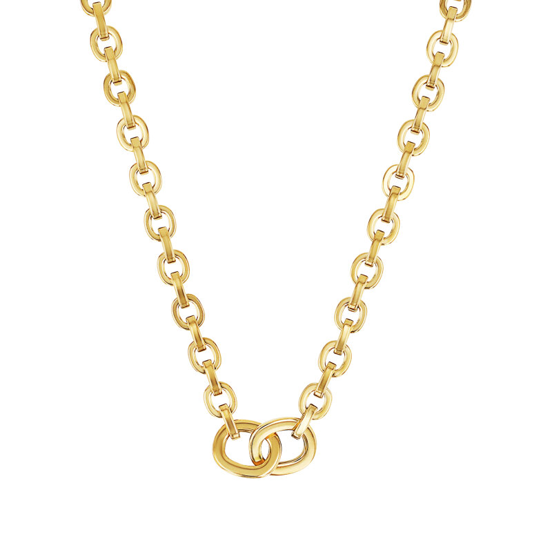 s.Oliver Halskette Edelstahl goldplattiert 2038853