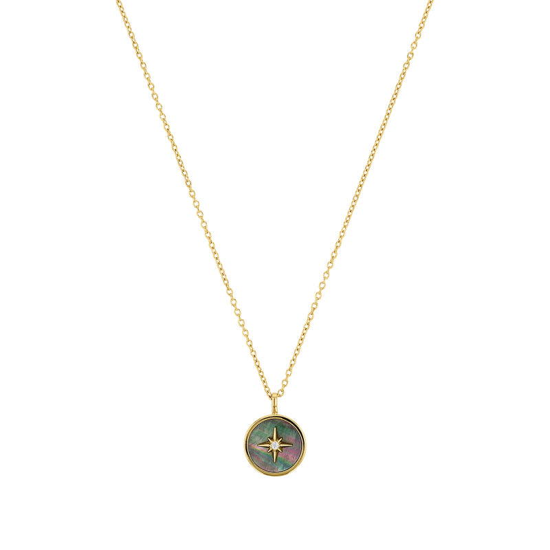 s.Oliver Halskette Nordstern  925/- goldplattiert 2038959