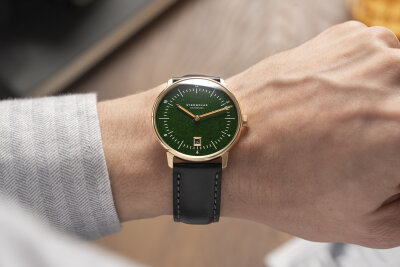 Sternglas Naos E Aventurine dunkelgrün Automatic S02-LM17-NY05