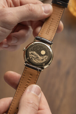 Sternglas Naos Edition Aventurin dunkelgrün S01-NAN41-BR01