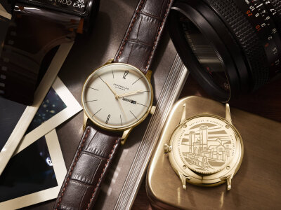 Sternglas BERLIN Sepia Gold S01-BE14-MI05 Tag/Datum