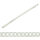 massives Silberarmband 925/- Panzer flach 7,5 mm 23 cm