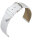 Uhrenlederarmband Dolly weiß 10 mm Normal Lang